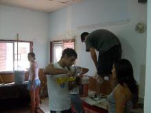 Servicio en la Escuela de Barrio Tío Rolo