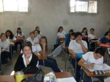 Charla en el Colegio Aristóbulo Del Valle