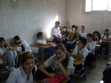 Charla en el Colegio Aristóbulo Del Valle